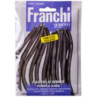 Franchi Semeni Purple King Dwarf Bean